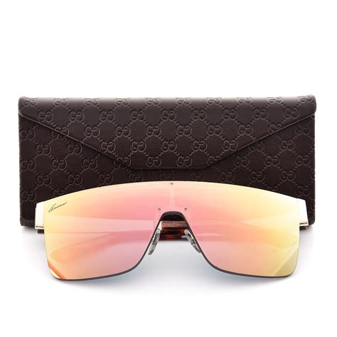 gucci reflective sunglasses.